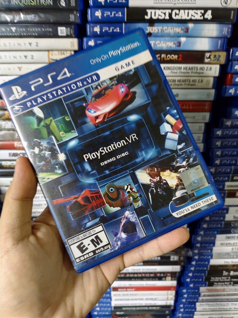 Playstation VR Demo / USED PS4 (Category: PlayStation) located in Manila. Submitted by mikkolosg20176 (Listing ID 1388138278, Image 1). Description: TRADE OR SALE GAME PRICE: 500 📍 SHIPPING OR PICKUP 📍 BAGUMBAYAN TAGUIG 📍PIN LOCATION: MCG PURPLE GAMING TAGUIG.