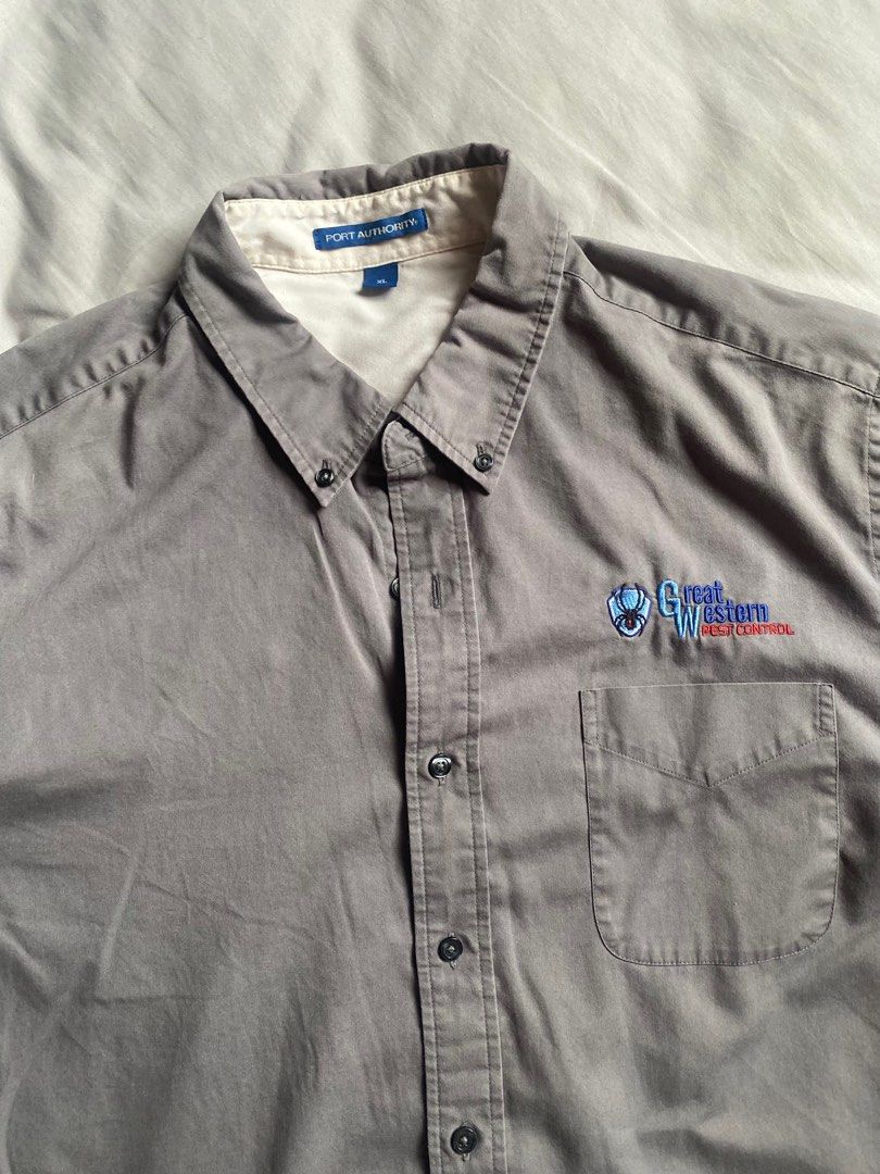 Port Authority Long Sleeve Polo - Gray (Category: Formal Shirts) located in Bulacan. Submitted by noxell_ph (Listing ID 1388279730, Image 2). Description: size XL L30” W24".