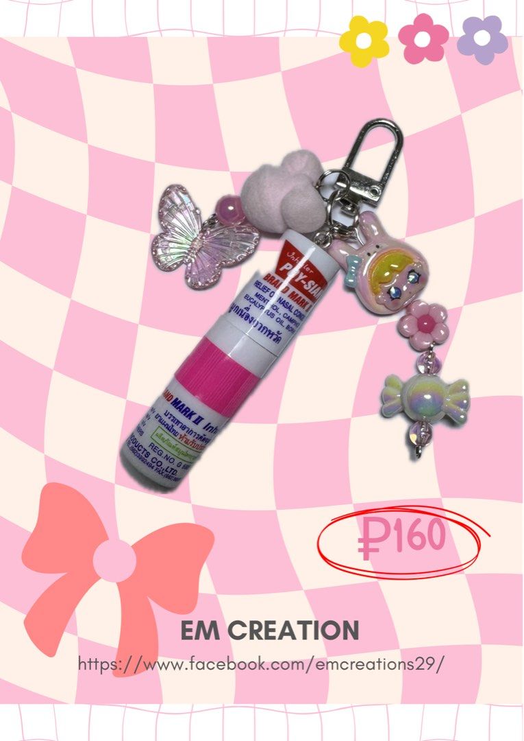 POYSIAN KEYCHAIN (Category: Character Goods) located in Navotas City. Submitted by emcreation (Listing ID 1388219990, Image 2). Description: ✨ THE ULTIMATE ANIK-ANIK FOR EVERY TITA ✨ POY-SIAN KEYCHAIN 🗝️💨 ✅ Price starts at ₱160 ✅ Limited designs (only 1 each!) ✅ Some designs at ₱180 can be recreated on the next batch ✨ Perfect for your bag, keys, or as a gift for fellow titas! 💕.