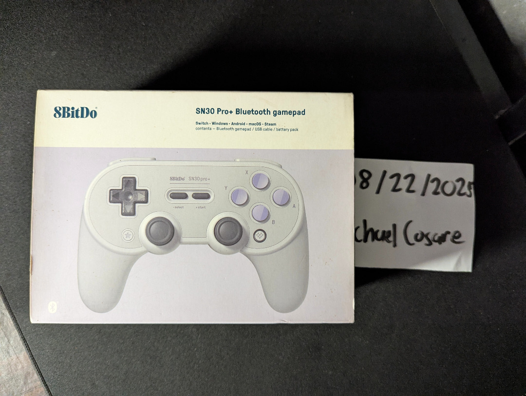 Pre-loved 8BitDo SN30 Pro+, Video Gaming, Gaming Accessories ...