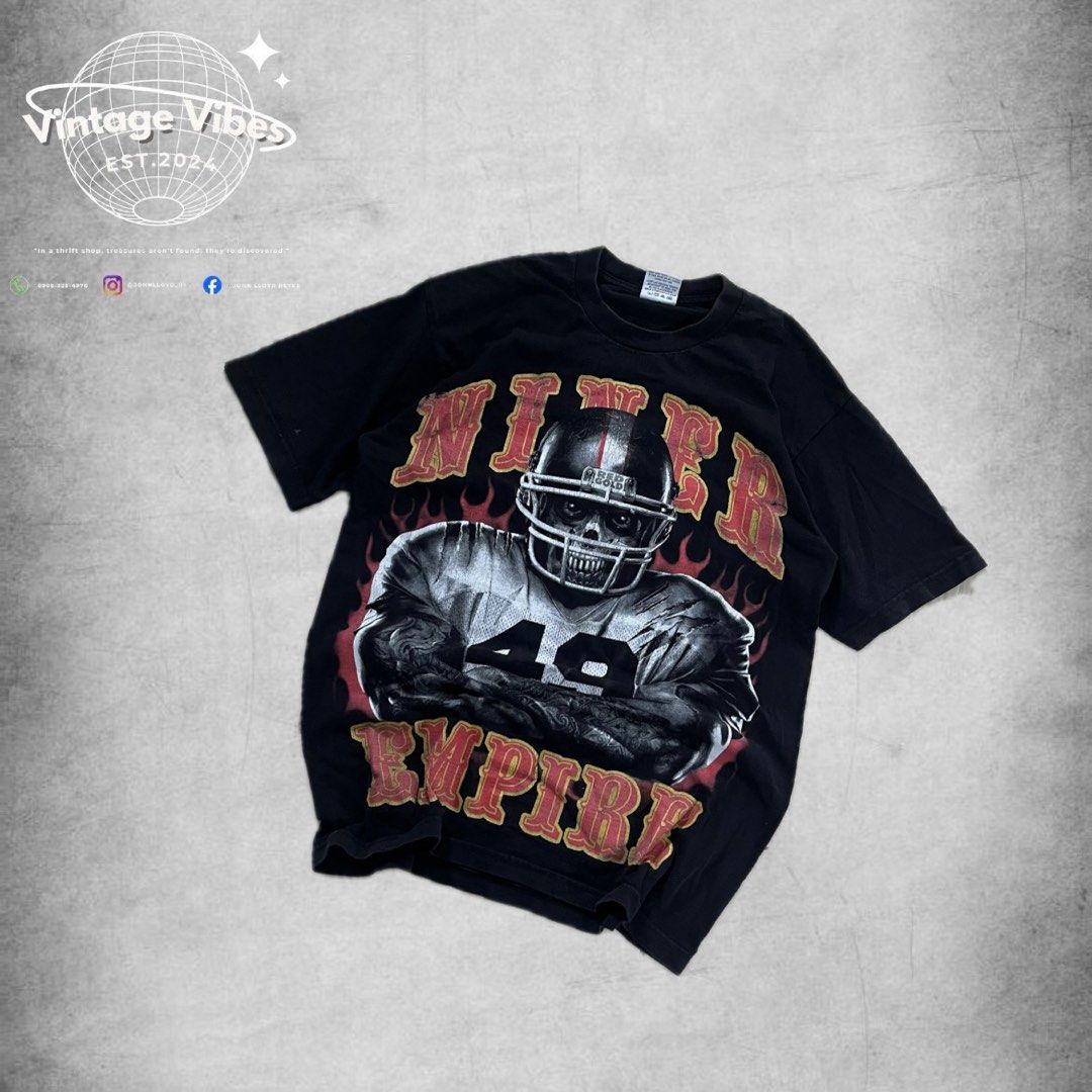 PRO 5 GRAPHICS SHIRT (Category: Tshirts & Polo Shirts ) located in Balayan. Submitted by reyesjohnlloyd21 (Listing ID 1388178831, Image 1). Description: SIZE: XL 21x30 Issue: Pin hole sa likod and cack prints.