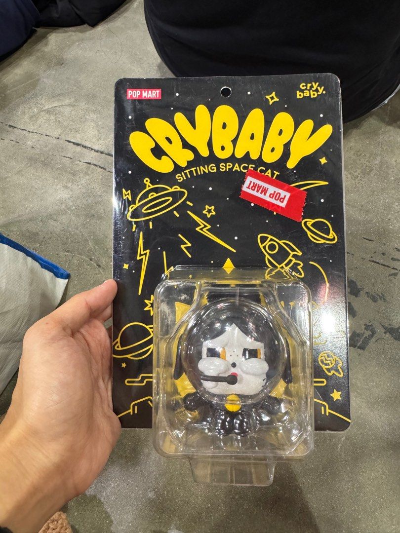 PTS Exclusive - Pop Mart Crybaby Sitting Space Cat Figure