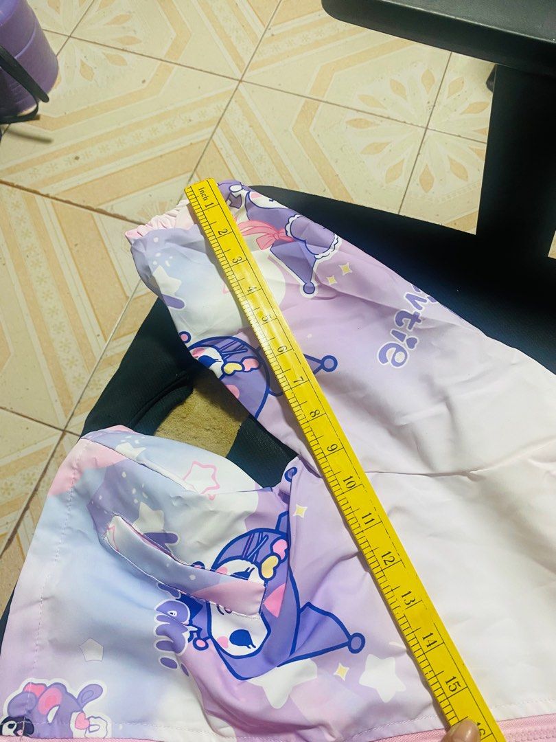 Rain coat for kids kuromi (Category: Babies & Kids Fashion) located in Makati City. Submitted by psysah (Listing ID 1388141313, Image 3). Description: New Wrong size For 1-3years old.