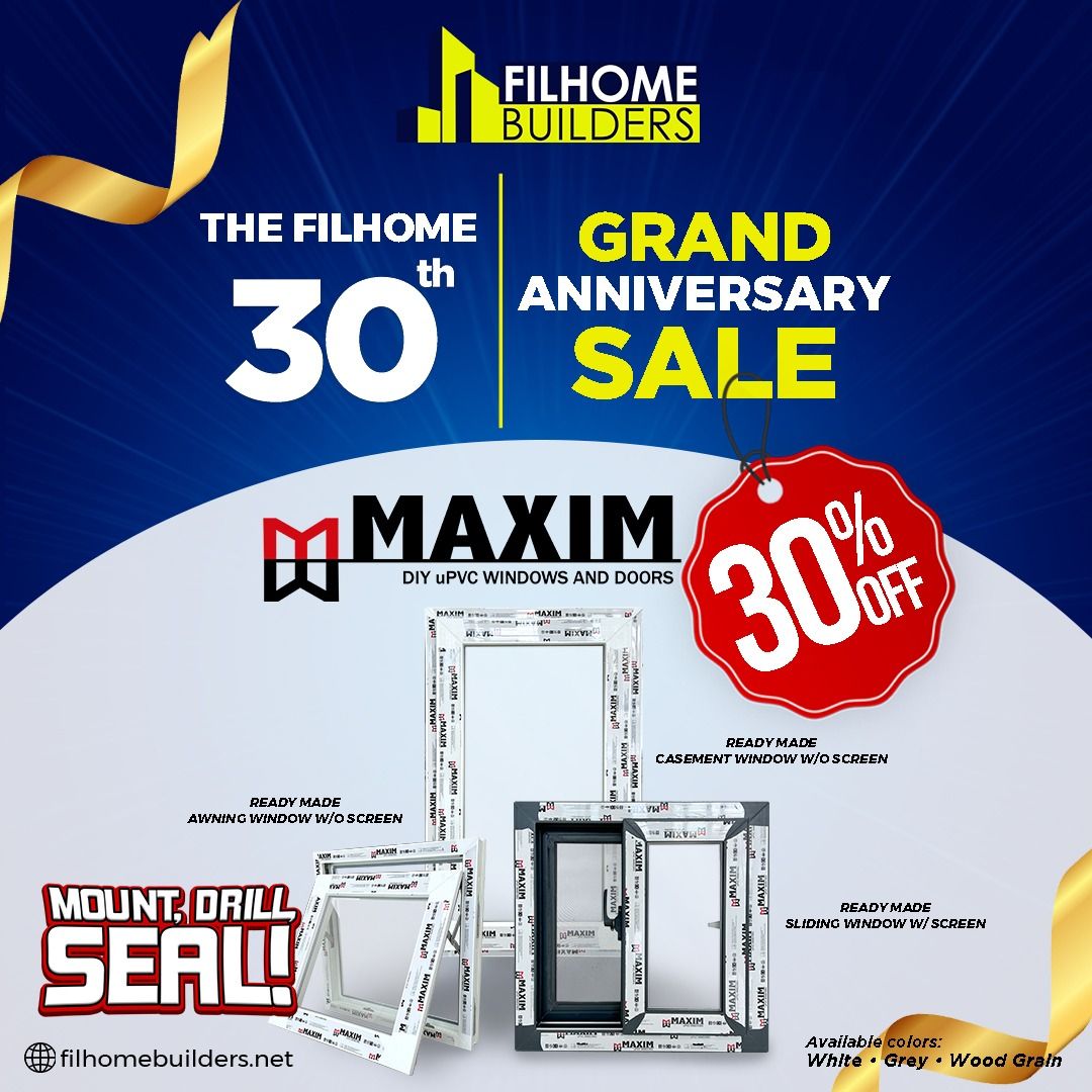 READY TO INSTALL UPVC WINDOWS (Category: Construction & Building Materials) located in Paranaque City. Submitted by sahara.filhome-32935 (Listing ID 1388207255, Image 1). Description: Upgrade your home with easy-to-install DIY uPVC windows!🏡 ✨ Durable, energy-efficient, and low-maintenance Perfect for any renovayion project. Available in various sizes and styles. Order yours today ! ✅ 𝐌𝐨𝐮𝐧𝐭 - Position the window. ✅ 𝐃𝐫𝐢𝐥𝐥 - Secure it wi