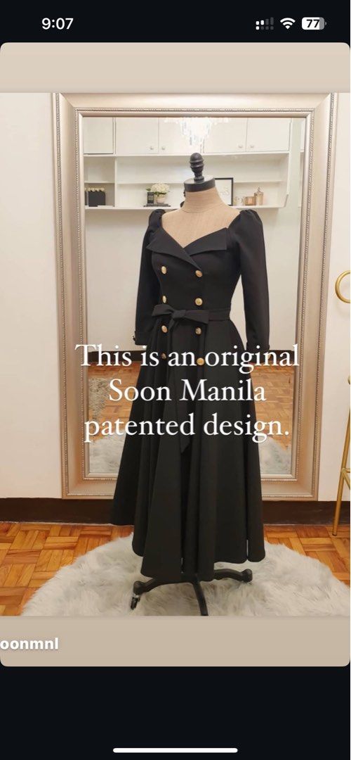 Soonmnl Adelia (Category: Dresses) located in Quezon City. Submitted by tomiteepee (Listing ID 1388261815, Image 1). Description: Small on tag Midnight blue Helping tags Soon Manila Insignia de Manila Hermana Amore Everyday Hermana Elle clotho Comoda Vestida.