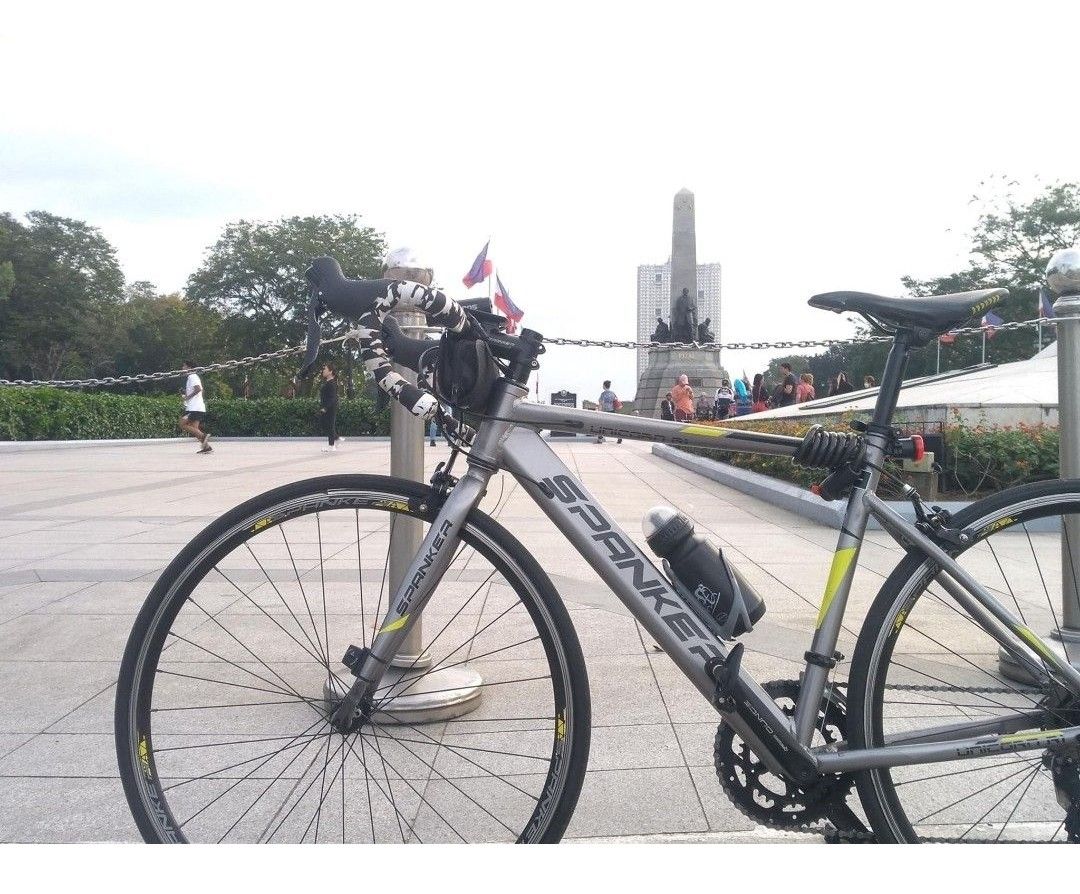 Spanker Road Bike STI (Category: Bicycles) located in Manila. Submitted by klaydough.0 (Listing ID 1388228487, Image 1). Description: Details: Condition - Used but not abused Bicycle Type- Road Bike Inclusions - Stock derailleurs, Prowheel crankset, Sagmit dropbar, Cairbull helmet, cleat pedals, and VERTU Ultralight hollow saddle. SPANKER ALLOY FRAME SPANKER INNER CABLE FRAME REFLEX STI 2x8 Speed REFLEX FD REFLEX RD (sensah) SPANKER RIGID PORK SP