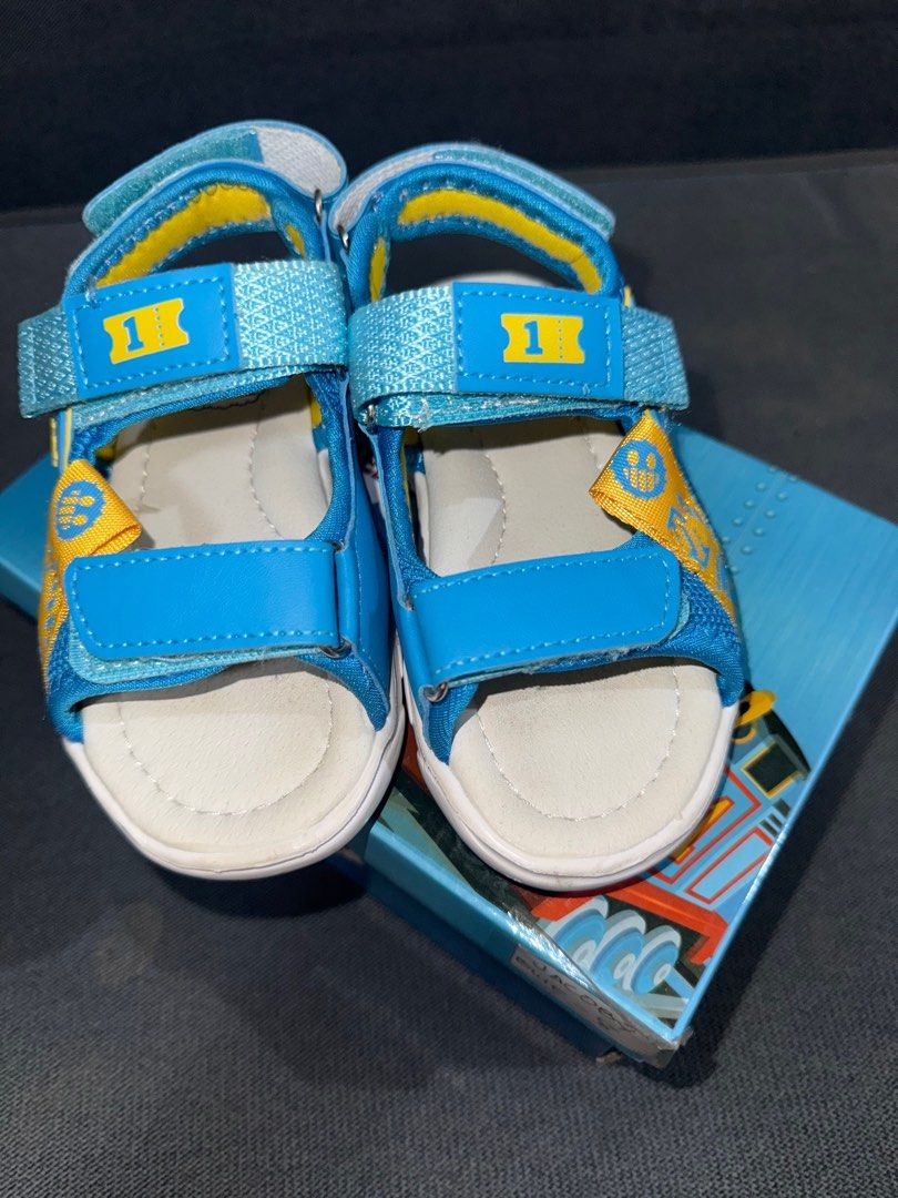 Thomas & Friends Jacoby Sandals for Toddler (Category: Babies & Kids Fashion) located in Bulacan. Submitted by comkay (Listing ID 1388122739, Image 1). Description: Bought it for 1299 selling for 1100 Original Thomas & Friends Used only once RFS - doest fit my son. .