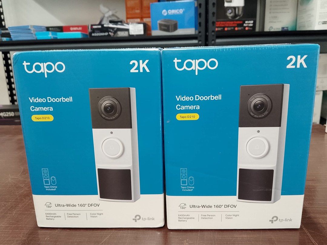 TP-Link Tapo D210 Battery Powered Smart Video Doorbell Camera (Category: Locks, Doors & Gates) located in Pasig City. Submitted by techubstoreandaccessories (Listing ID 1388168103, Image 2). Description: TP-Link Tapo D210 Battery Powered Smart Video Doorbell Camera Ready for Pick Up / Delivery ‼️ 📌 DETAILS: ✅Actual Picture Posted. ✅BRAND NEW & ORIGINAL. ✅7 Days Replacement for Factory Defects and 1year Warranty. (Terms and conditions apply) ----