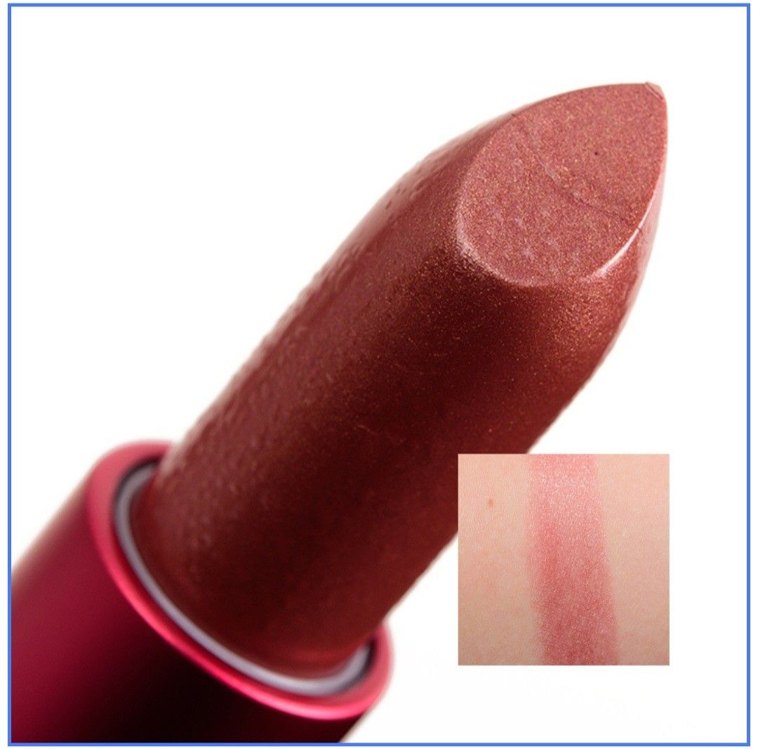 Viva Glam VI ~ MAC Luster Lipstick (Category: Makeup) located in Valenzuela. Submitted by absolutelychick (Listing ID 1388288324, Image 1). Description: warm terracotta-plum with pearl weight: 0.1 oz jrs, lbc, j&t lalamove/grab ready.