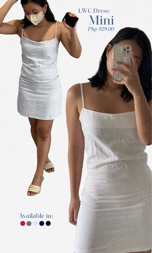 White Mini Linen Dress (Beyond Collective) (Category: Dresses) located in Quezon City. Submitted by __closet.cleanup (Listing ID 1388224097, Image 1). Description: I can send actual photos if needed! Condition: Worn Twice Size: XS (see size chart) Details: Pure Linen Mini Dress in White, with adjustable straps and zipper closure Brand: Beyond Collective on IG Original Price is 929.