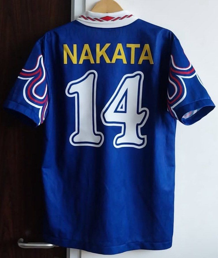 14 Nakata Japan Home 1996 football jersey/kit rare/retro/vintage