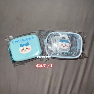 全新 日本正版 Chiikawa 小八 貓 Hachiware 透明袋  小物萬用袋 化妝袋 小包 痛袋 痛包 小可愛 Usagi 公仔 毛公仔 吊飾 鎖匙扣 掛飾 掛件 景品 鎖匙扣64214998709506110