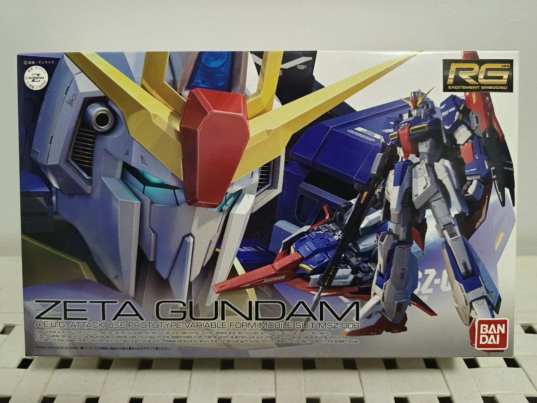 Bandai RG 1/144 Zeta Gundam Clear Color [Gunpla Expo] (Category: Gundam & Model Kits) located in Paranaque City. Submitted by al-toys (Listing ID 1388485808, Image 1). Description: Runners sealed in plastic Price non-negotiable.