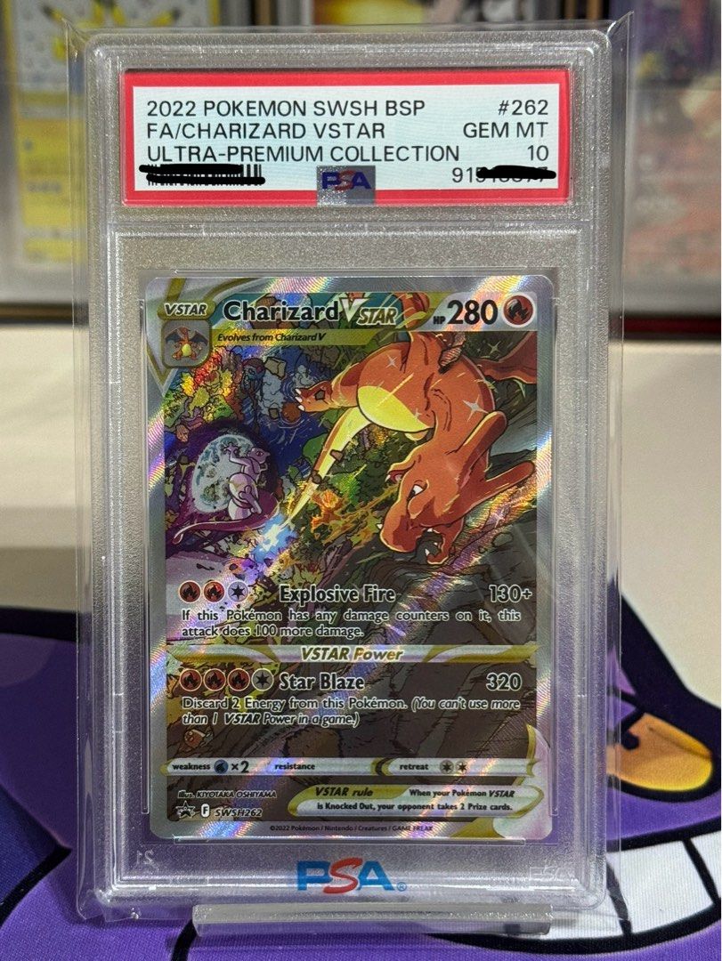Charizard VSTAR SWSH 262 English Ultra Premium Collection PSA 10, Hobbies &  Toys, Toys & Games on Carousell