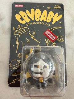 PTS Exclusive - Pop Mart Crybaby Sitting Space Cat Figure