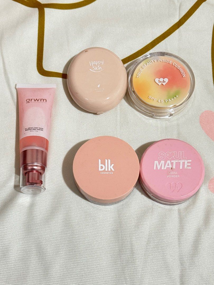 Cushion Foundation, Loose Powder (Category: Makeup) located in Manila. Submitted by hstff (Listing ID 1388359598, Image 1). Description: 200 each!! Used 2-3x only Grwm primer: SOLD .