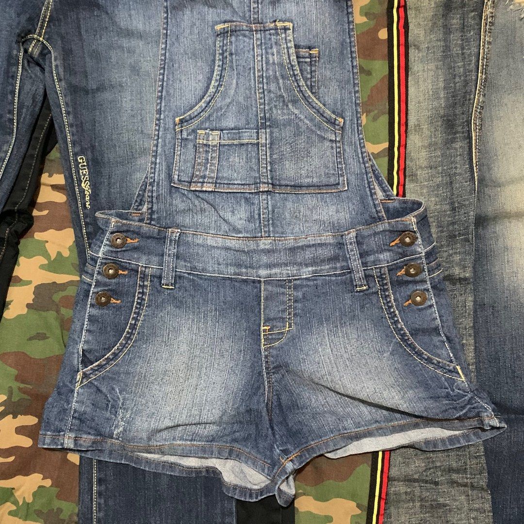Denim Jumper (Category: Rompers) located in Magalang. Submitted by byali (Listing ID 1388435620, Image 3). Description: Label: Paris Blues Size: 7 (fits Small-Medium) Mode of payment: - GCash - Meet-ups (Pampanga area).