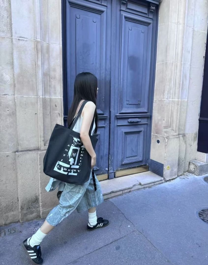 Enfants riches déprimés erd Canvas bag (Category: Sling Bags) located in Singapore. Submitted by juleeolaza15477 (Listing ID 1388393069, Image 3). Description: - Enfants riches déprimés erd Canvas bag - The fabric is highly wear-resistant, thick and can hold a lot of things. It features a simple and fashionable design.