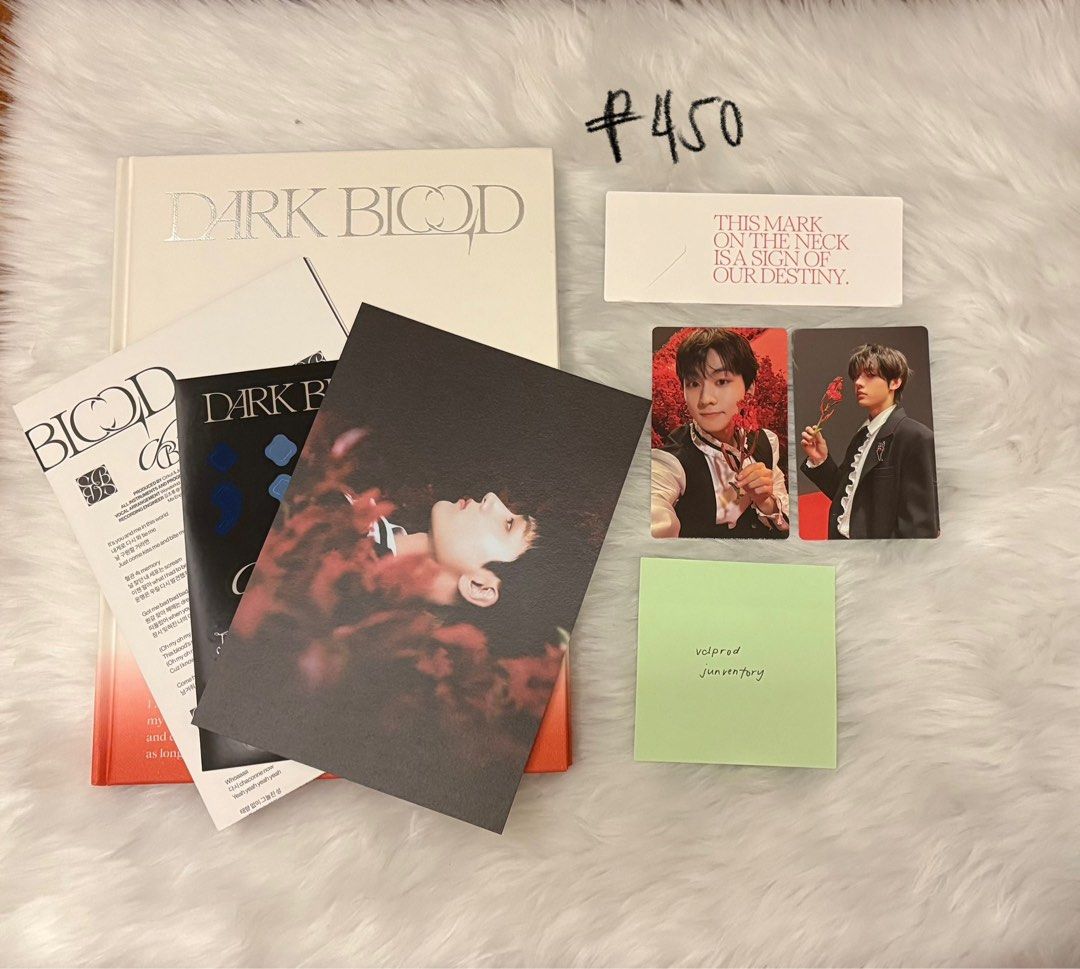 ENHYPEN Dark Blood [Complete inclu] (Category: K-Wave Merchandise) located in Quezon City. Submitted by junventory (Listing ID 1388481809, Image 3). Description: .