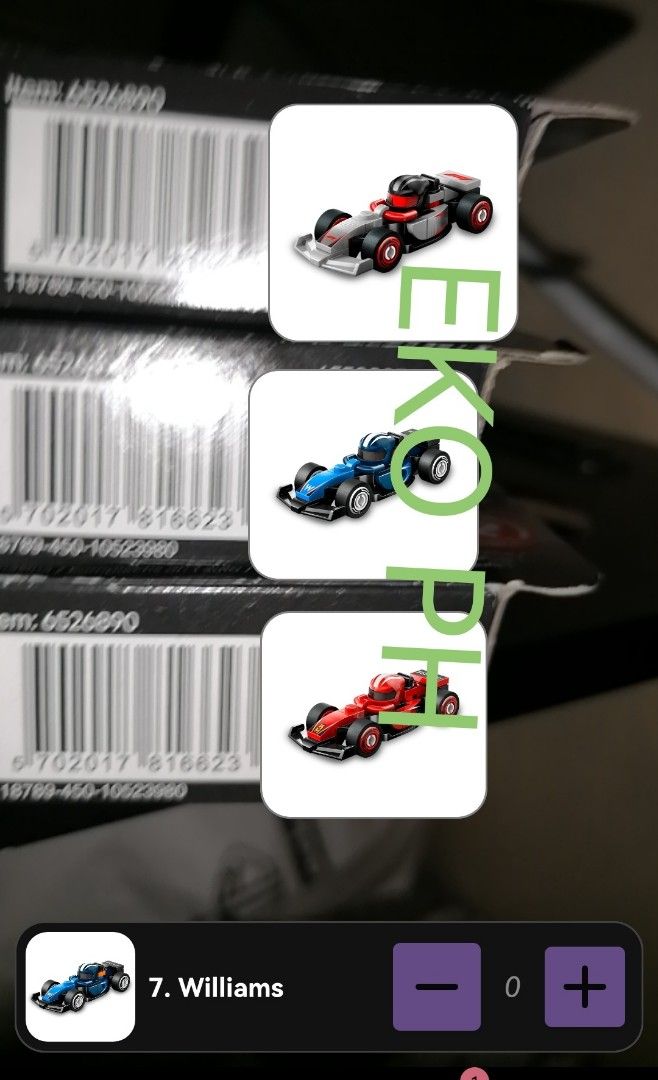 F1 minifigure minifigs lego (Category: Lego & Building Sets) located in Las Pinas. Submitted by eko_ph2021 (Listing ID 1388467150, Image 3). Description: Available: F1 toy car (res) F1 ACADEMY car RB20 Mercedes-AMG (sold) Ferrari (sold) McLaren (res) Aston Martin Alpine Williams(sold) VCARB Sauber(res) Haas(sold) negotiable bought from Japan.