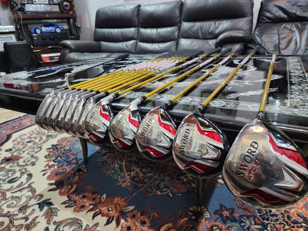 Golf Sword Katana Set (Category: Other Sports Equipment and Supplies) located in Paranaque City. Submitted by manilagolfmarket (Listing ID 1388445543, Image 1). Description: For Sale Sword Katana Set *Sword Katana R flex Fujikura Speeder 589 graphite clubs.Almost new for only 43.8k pick up Bf Paranaque free shipping within MM..