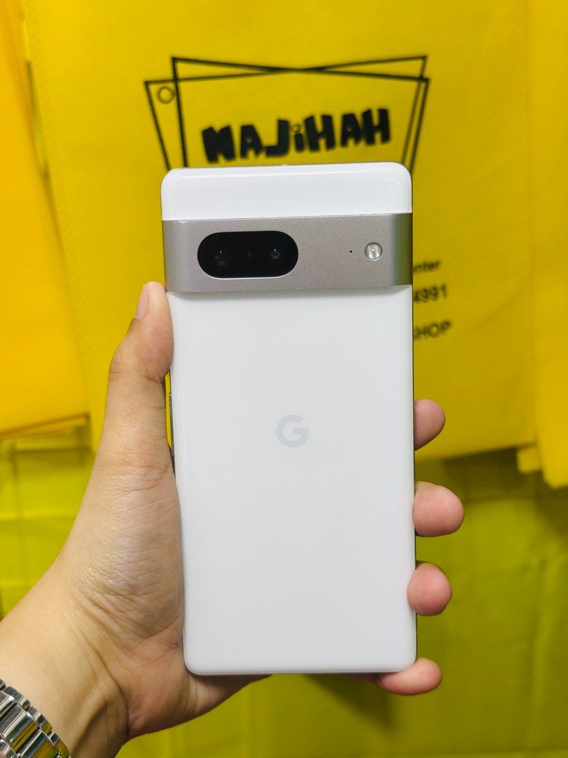 Google pixel 7 128gb Openline US variant no issues with small dents (Category: Google Pixel) located in San Juan City. Submitted by najihahtelecomshop2018 (Listing ID 1388454104, Image 1). Description: Legit Store | Original unit FOR SALE | TRADE / SWAP ▫️INSTALLMENT thru: 🔸Credit Card (straight / installment) 🔸Ggives / Gcredit + 6% interest 🔸Spay Later + 6% interest (RFS: Buy and Sell any kinds of Gadgets) Description: Google pixel 7 128gb US