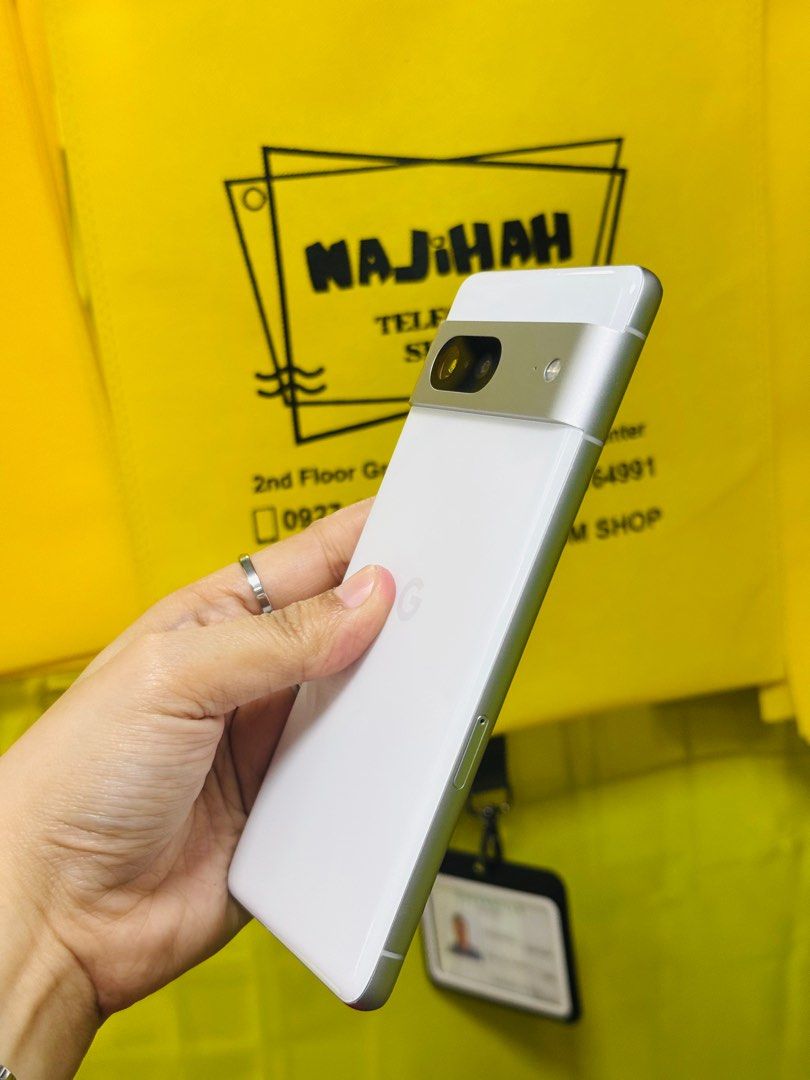 Google pixel 7 128gb Openline US variant no issues with small dents (Category: Google Pixel) located in San Juan City. Submitted by najihahtelecomshop2018 (Listing ID 1388454104, Image 3). Description: Legit Store | Original unit FOR SALE | TRADE / SWAP ▫️INSTALLMENT thru: 🔸Credit Card (straight / installment) 🔸Ggives / Gcredit + 6% interest 🔸Spay Later + 6% interest (RFS: Buy and Sell any kinds of Gadgets) Description: Google pixel 7 128gb US
