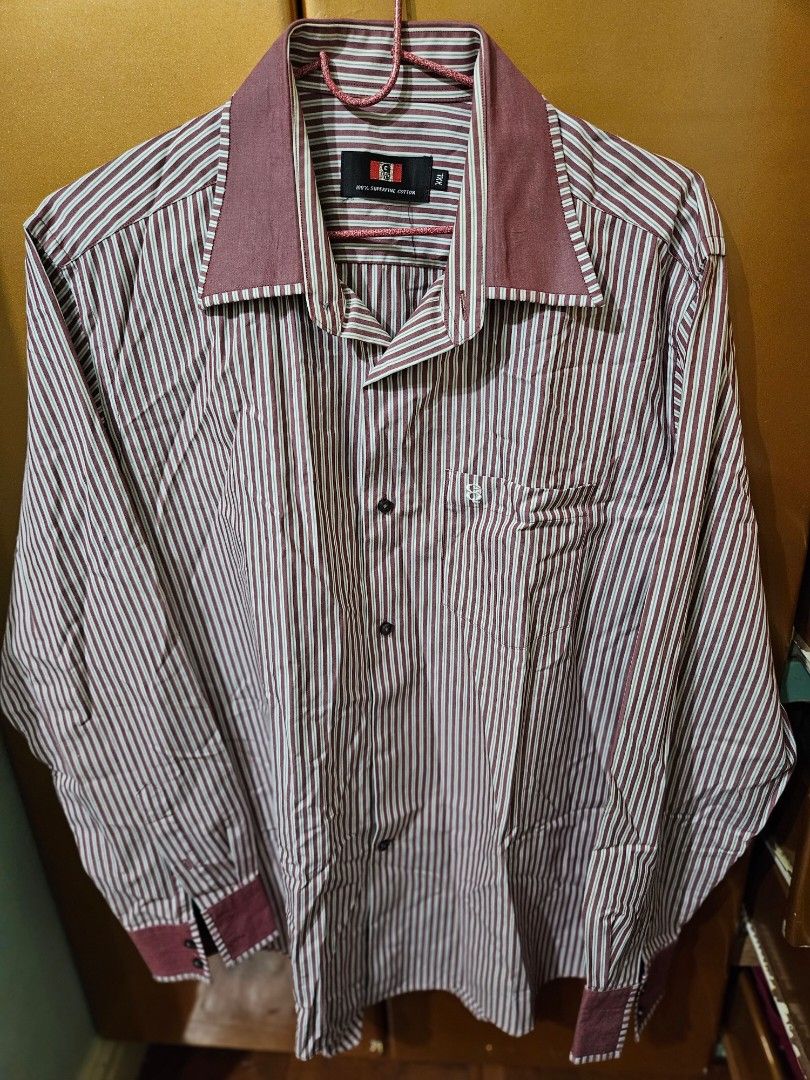 GQ Longsleeves Polo (Category: Formal Shirts) located in Manila. Submitted by bubba20 (Listing ID 1388452068, Image 1). Description: Good as New rfs: decluttering size: XXL.