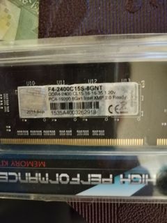 G.Skill DDR4 2400MHz 8GB x2 Memory64241613233153110