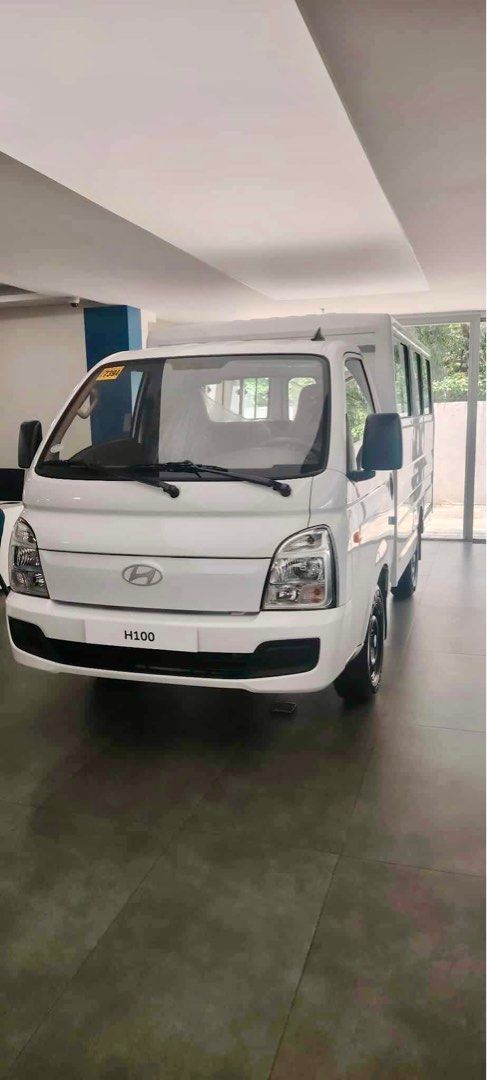 Hyundai H100 H100 Manual (Category: New Cars) located in Makati City. Submitted by ahli_sbd (Listing ID 1388495995, Image 1). Description: THE HYUNDAI H100 DUAL AIRCON QUOTATION SRP: 1,398,000 OPTION 1 (20%) zero downpayment MONTHLY 5 years PHP 28,436 Option 2 (20%) PHP 38,000 downpayment MONTHLY 5 years PHP 26,000 Free 1 monthly Amortization BDO inclussion: 👉3 years LTO REGISTRATION 👉1 YEAR COMPREHENSIVE INSURANCE 👉CHATTEL MORTGAGE FEE 👉TINT