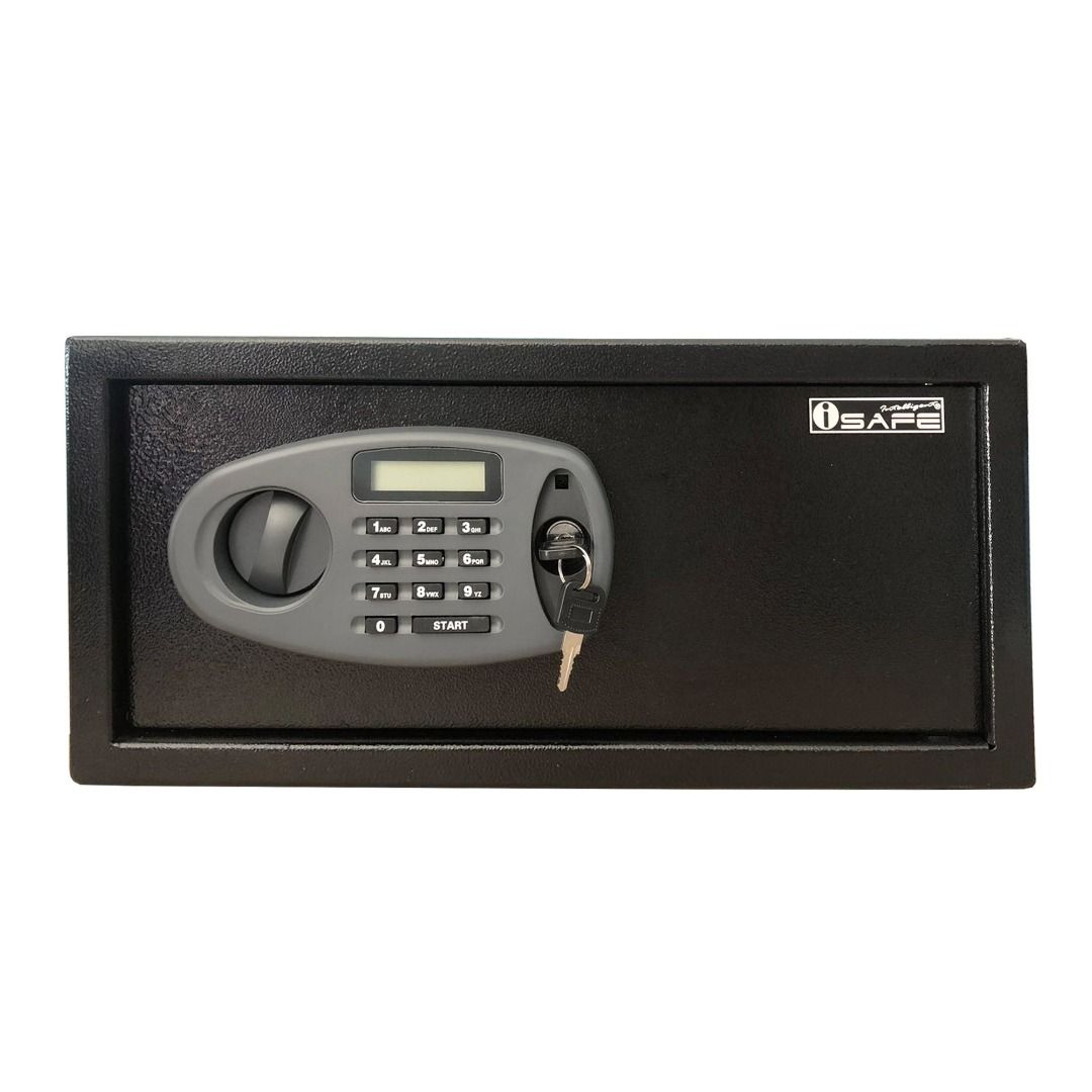 iSAFE™ SFLCD40 Electronic Digital Safe with LCD (Category: Safe) located in Taguig. Submitted by costuless.taguig (Listing ID 1348099621, Image 2). Description: Item Code: SFLCD40 SALE PRICE: ₱3,699.00 Note: Price may change without prior notice. iSAFE™ Electronic Digital Safe ♡ Colors: Beige & Black ♡ Size: H23 x W44 x D38cm (Laptop size) ♡ Material: Steel ♡ Simple keypad interface ♡ One-touch re-set button inside safe ♡ Time out period: After 3