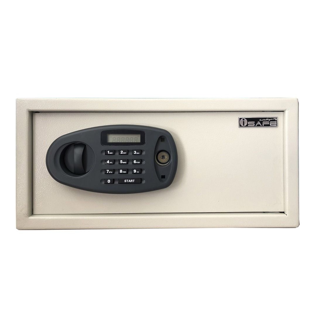 iSAFE™ SFLCD40 Electronic Digital Safe with LCD (Category: Safe) located in Taguig. Submitted by costuless.taguig (Listing ID 1348099621, Image 1). Description: Item Code: SFLCD40 SALE PRICE: ₱3,699.00 Note: Price may change without prior notice. iSAFE™ Electronic Digital Safe ♡ Colors: Beige & Black ♡ Size: H23 x W44 x D38cm (Laptop size) ♡ Material: Steel ♡ Simple keypad interface ♡ One-touch re-set button inside safe ♡ Time out period: After 3