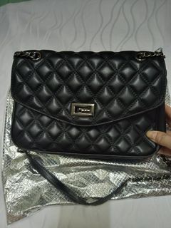 j.coco 黑色菱格紋鏈條包64246850940161110