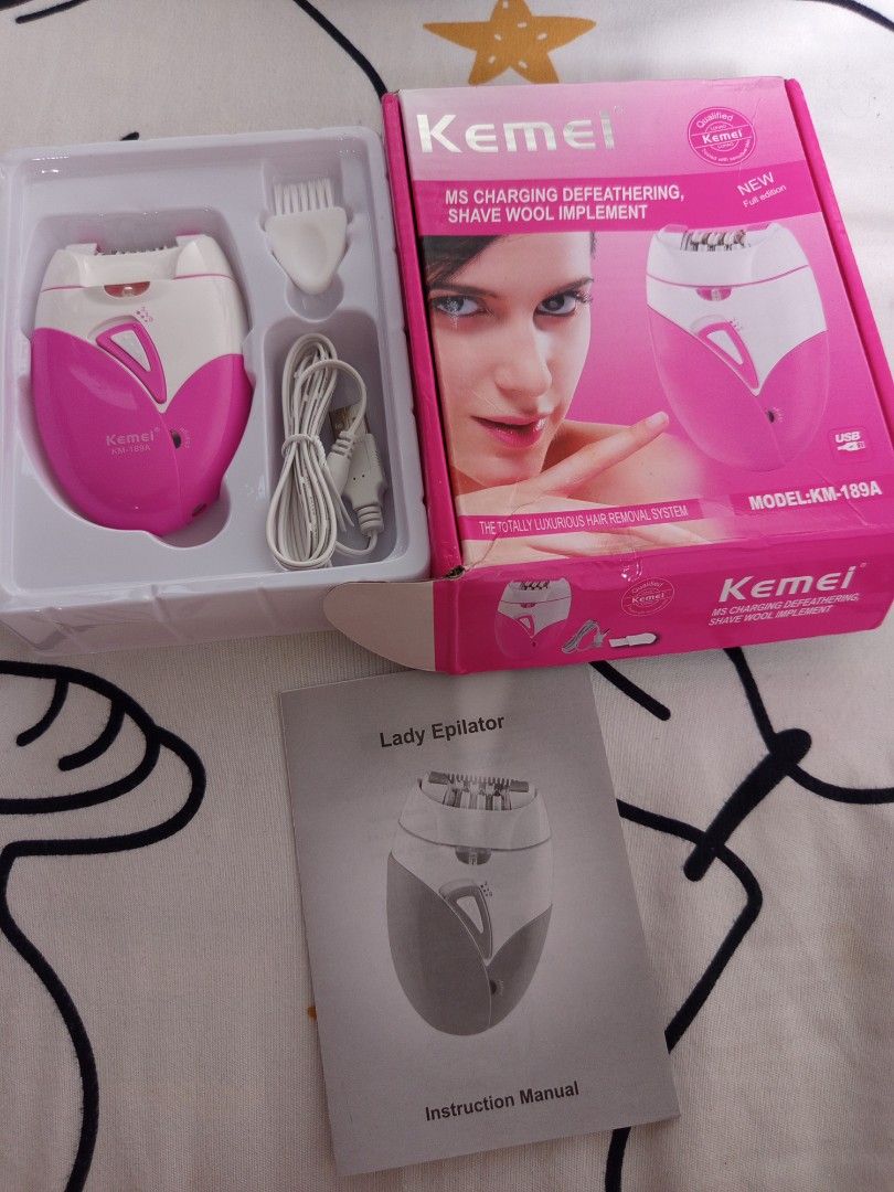 Kemei epilator (Category: Hair Removal) located in Manila. Submitted by poliyanaaaaa (Listing ID 1388370641, Image 1). Description: .