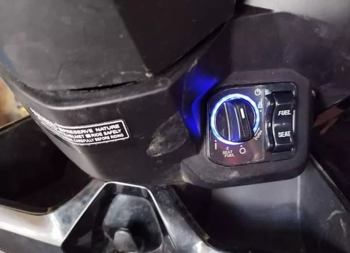 keyless honda Click 125i 150i Ignition switch smart key with alarm ...