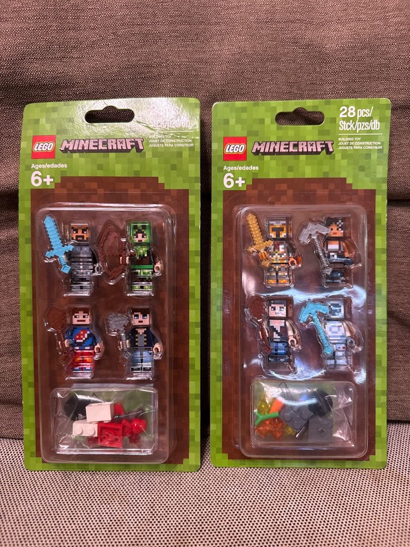 HOT Lego 853609 Skin Pack Lego Minecraft Lego 853609 853610
