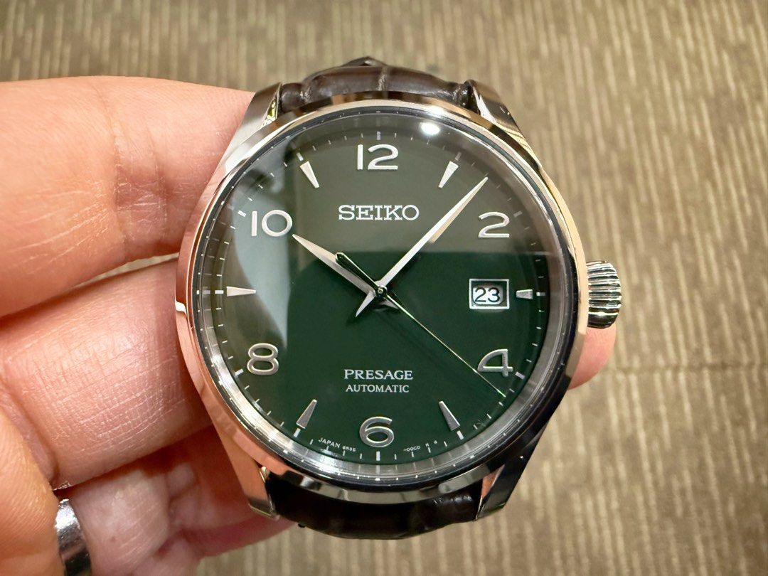 Presage Enamel Spb111j1 Seiko Seiko Presage Green Enamel Dial