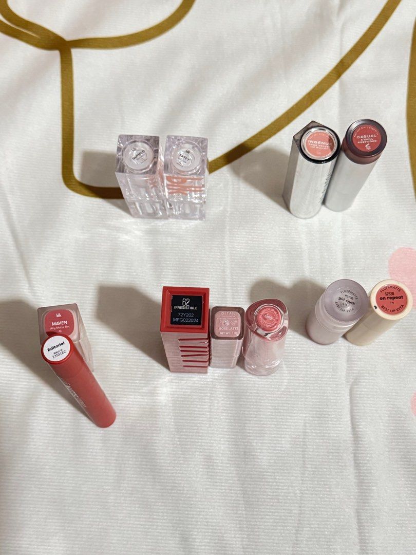 Lippies for sale! (Category: Makeup) located in Manila. Submitted by hstff (Listing ID 1388359393, Image 2). Description: 150 each!! Sunnies Blk Issy and Co. Maybelline .