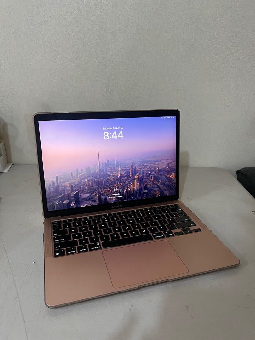 MacBook Air M1 Rosegold (Category: Laptops & Notebooks) located in Quezon City. Submitted by Mayeeel (Listing ID 1388309420, Image 2). Description: Rfs: need funds.