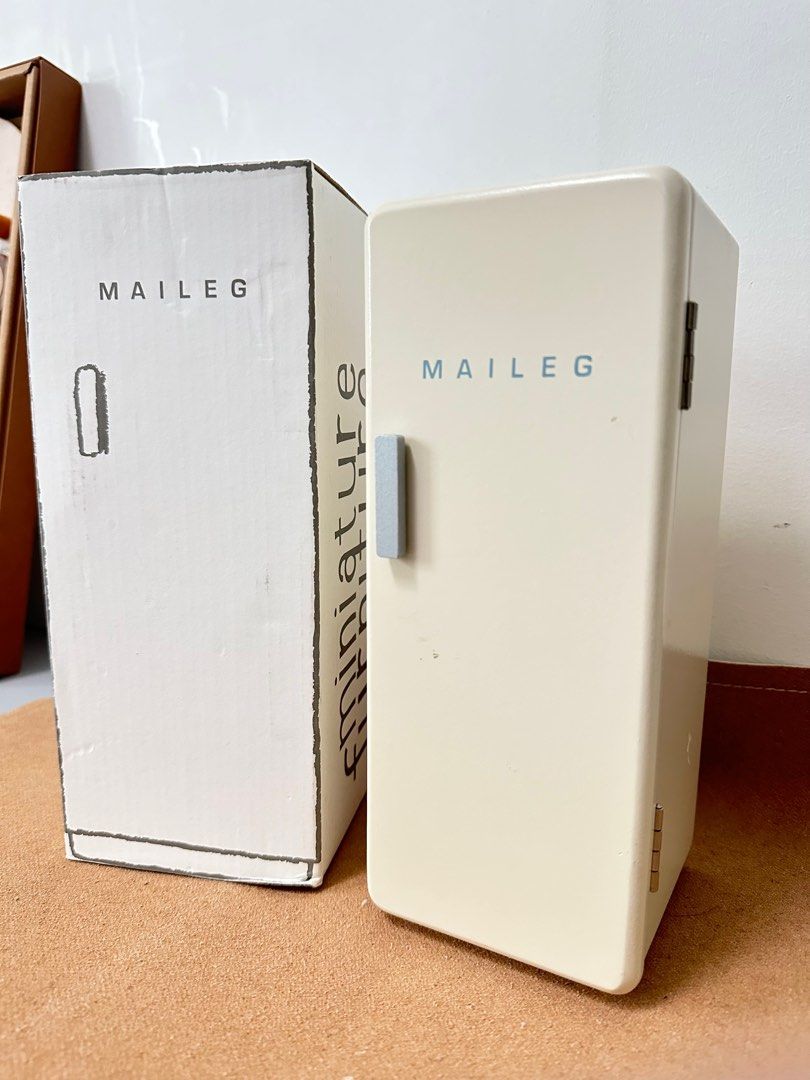 Maileg Miniature Cooler (Category: Designer & Blind Box Toys) located in Taguig. Submitted by happyfinds16 (Listing ID 1388393724, Image 1). Description: Maileg Miniature Cooler Item Number 11-0009 material: fsc wood color: cream.