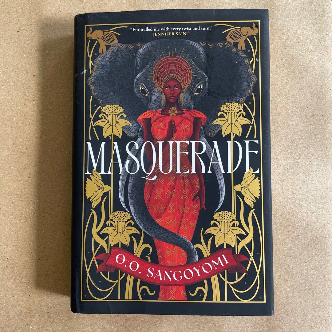 Masquerade by OO Sangoyomi (Category: Storybooks) located in Cavite. Submitted by readefindbooks (Listing ID 1388433457, Image 1). Description: Seller location: General Trias, Cavite Size: hardbound Flaws: remaindered copy - marked on upper edge, dust jacket flaws (see photos) MOP: GCash/BPI (no COD option) Delivery Options: LBC/J&T This is a secondhand book. Please manage your expectations. Delivery Options: LBC/J&T Delivery fee will be shoulder