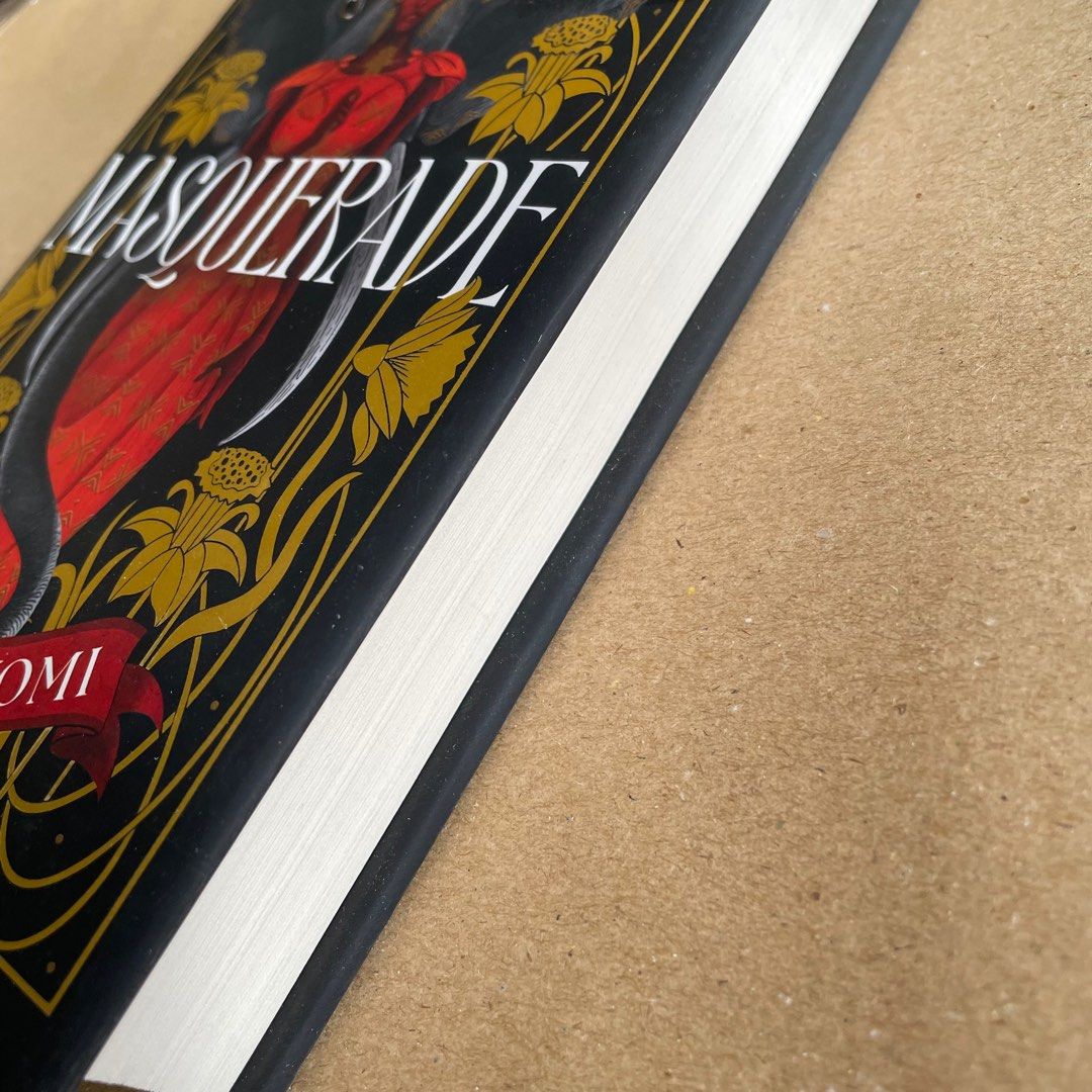 Masquerade by OO Sangoyomi (Category: Storybooks) located in Cavite. Submitted by readefindbooks (Listing ID 1388433457, Image 3). Description: Seller location: General Trias, Cavite Size: hardbound Flaws: remaindered copy - marked on upper edge, dust jacket flaws (see photos) MOP: GCash/BPI (no COD option) Delivery Options: LBC/J&T This is a secondhand book. Please manage your expectations. Delivery Options: LBC/J&T Delivery fee will be shoulder