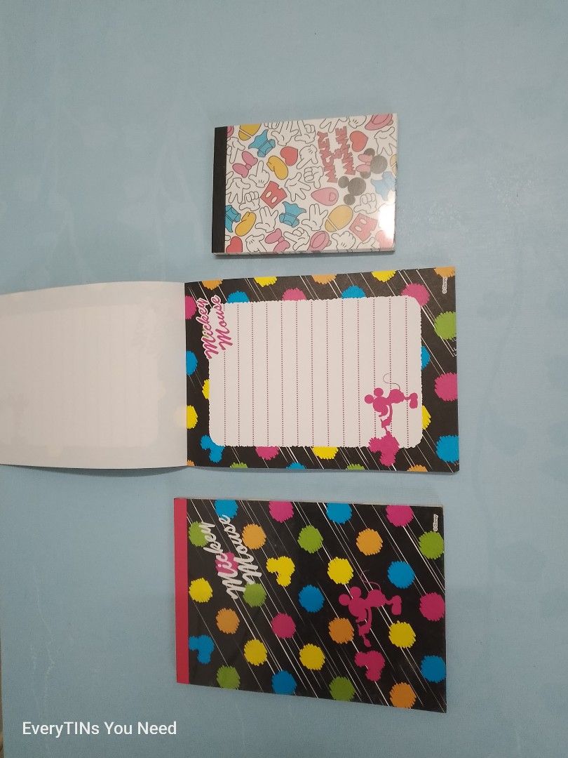 Mickey Mouse memopad (Category: Character Goods) located in Malabon City. Submitted by everytins_you_need (Listing ID 1388472537, Image 2). Description: 3 PCs set authentic mickey Mouse memopad from Japan 🎌 100 pesos only ! CLEARANCE SALE ‼️.