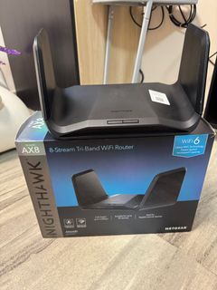 NETGEAR Nighthawk AX8 Tri-Band WiFi 6 Router RAX70 AX660064191657335298110