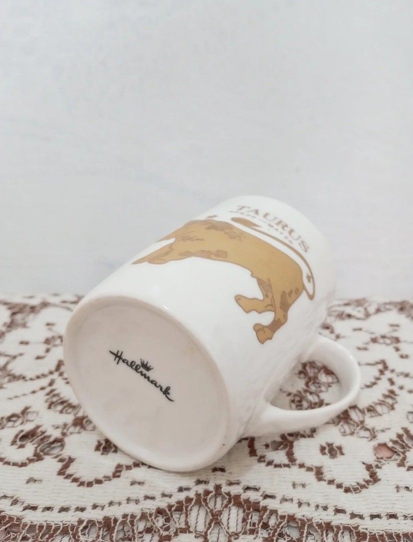 New Taurus • Zodiac Mug (Category: Coffee & Tea Tableware) located in Balanga. Submitted by marae_c (Listing ID 1388444757, Image 3). Description: Hallmark. Bnew with box. Bnew. never used. From personal collection. No flaws the mug itself. The box is slightly old..