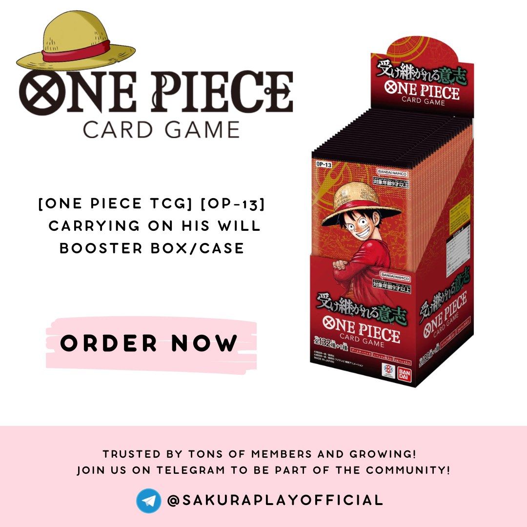 carrying on his will booster box case LTB : 2 OP13 Cases and Sabo return as new Leader cards OP-13 Carrying on His Will