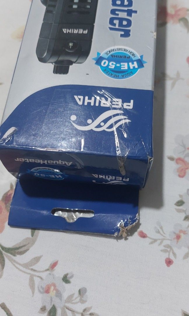 Periha HE-50 Aquaheater (Category: Homes & Other Pet Accessories) located in Agdangan. Submitted by chuisstuff (Listing ID 1388419392, Image 3). Description: Never used Periha Aquaheater HE-50 (50 Watts) rfs: decluttering Non-COD Transaction.