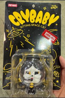 PTS Exclusive - Pop Mart Crybaby Sitting Space Cat Figure