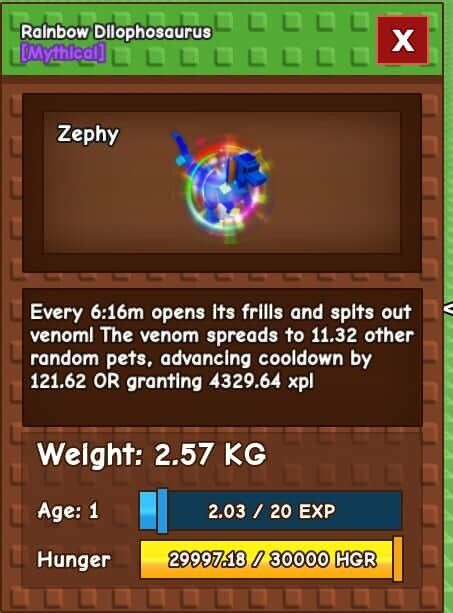 RAINBOW DILOPHOSAURUS GROW A GARDEN - GAG (Category: In-Game Products) located in Quezon. Submitted by comentan_shop (Listing ID 1388304706, Image 1). Description: RAINBOW DILOPHOSAURUS GROW A GARDEN PAYMENT METHOD VIA GCASH.