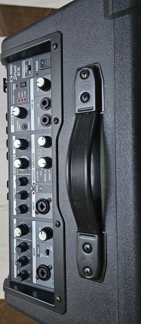 Roland Cube Street Ex for Busking (Category: Soundbars, Speakers & Amplifiers) located in Manila. Submitted by jdr77 (Listing ID 1388387908, Image 2). Description: Selling my very lightly used Roland Cube Street Ex Used only at home only for sound test or with a pair for a home sound system when needed on small gatherings like Christmas. If I recall correctly, not used more than 5 times a year. Location: BGC Area Pickup only at my office near Mar